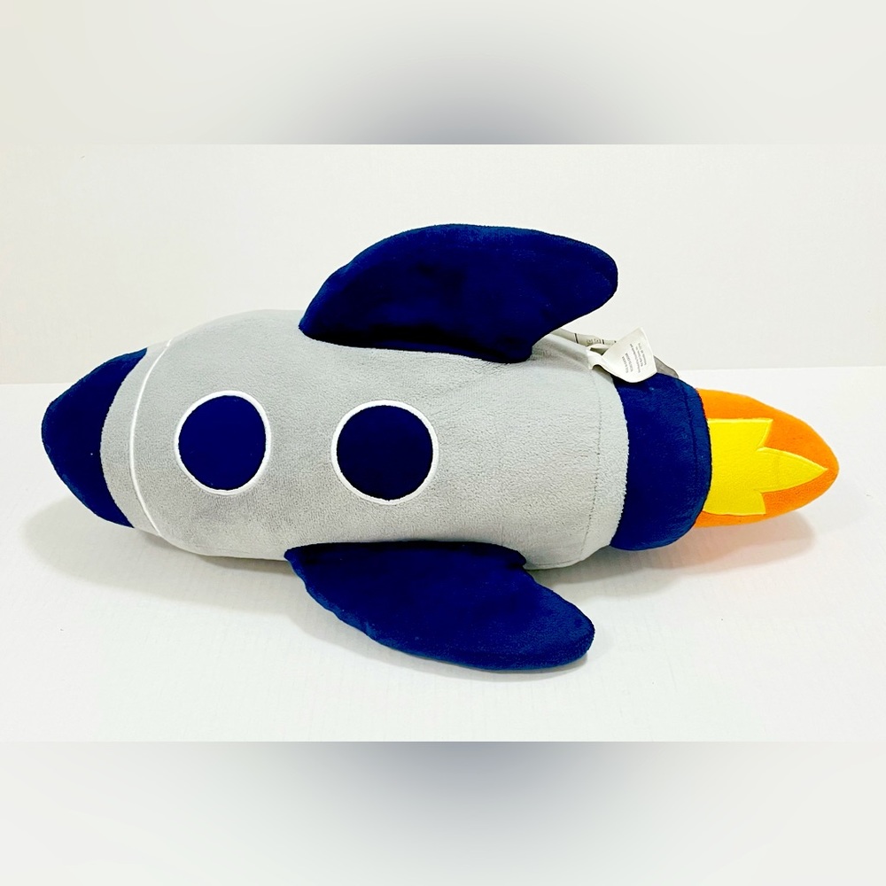 Rocket 3D Decorative Throw Pillow for Kids by Your Zone